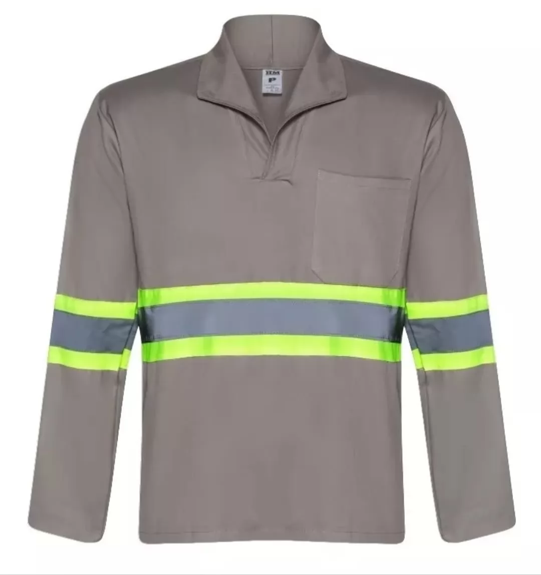 Camisa Brim Manga Longa Refletivo